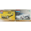 Image 1 : LOT OF 2 - ERTL AMT & MONOGRAM '53 CORVETTE & '55 CHEVY CORVETTE MODEL KITS