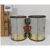 Image 5 : LOT OF 2 - WHITE ROSE ULTRA MOTOR OIL 4OZ COIN BANKS 