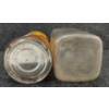Image 6 : LOT OF 2 - BLUE RIBBON GLASS CANNING JAR & WILSON'S ROLLED OATS CAN