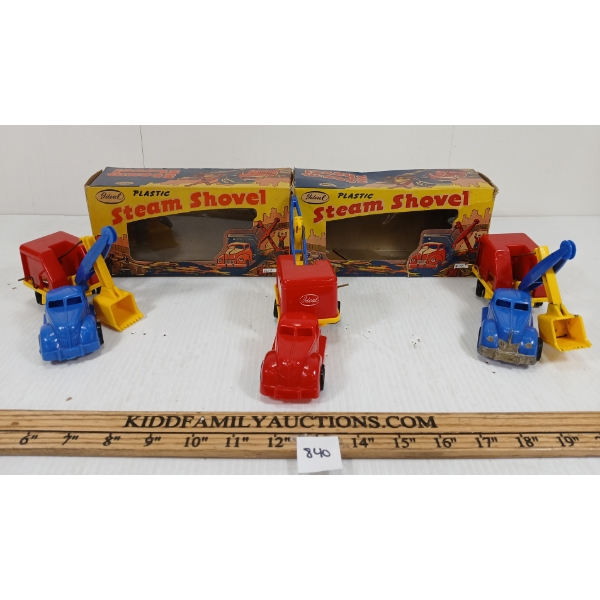 LOT OF 3 - IDEAL STEAM SHOVELS