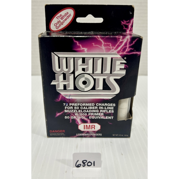 POWDER: 66X .50 CAL WHITE HOT PRE FORMED CHARGES
