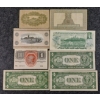 Image 4 : LOT OF 15 - WORLD BANKNOTES - NIGERIA, NETHERLANDS, BRITISH MILITARY, CHINA, ETC