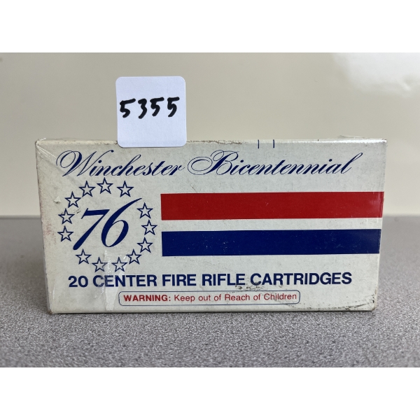 COLLECTABLE AMMO: 20X WINCHESTER BICENTENNIAL .30-30 150 GR. SILVERTIP
