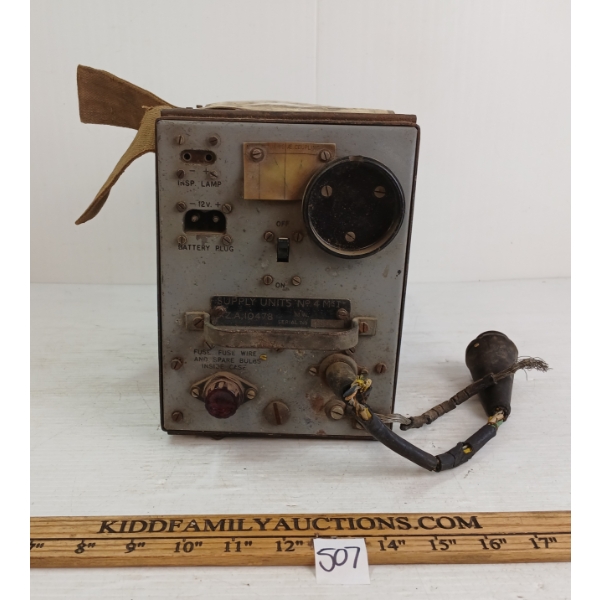 SUPPLY UNITS NO. 4 MK I Z.A. 10478