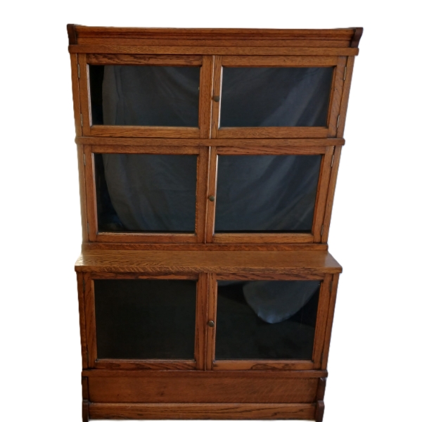 TIGER OAK BARRISTER BOOKCASE