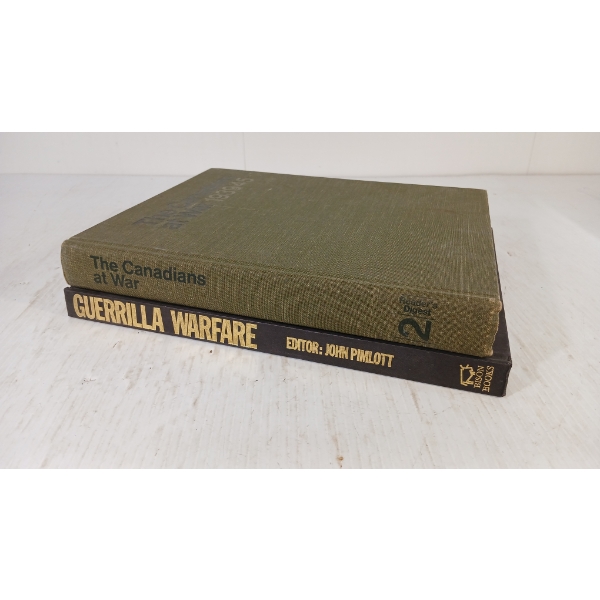 LOT OF 2 - "THE CANADIANS AT WAR 1939/45" BY READER'S DIGEST & "GUERRILLA WARFARE" BY JOHN PIMLOTT