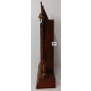 Image 4 : 1894 E. INGRAHAM "SHEKEL" 8 DAY OAK SHELF CLOCK