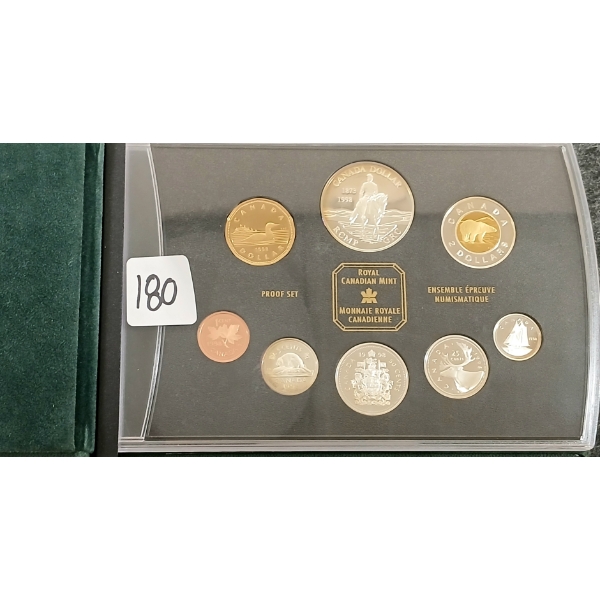 1998 RCM PROOF SET - 125 YEARS OF RCMP