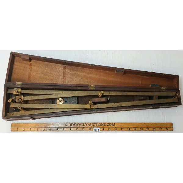 WATKINS & HILL BRASS PANTOGRAPH W/ CASE