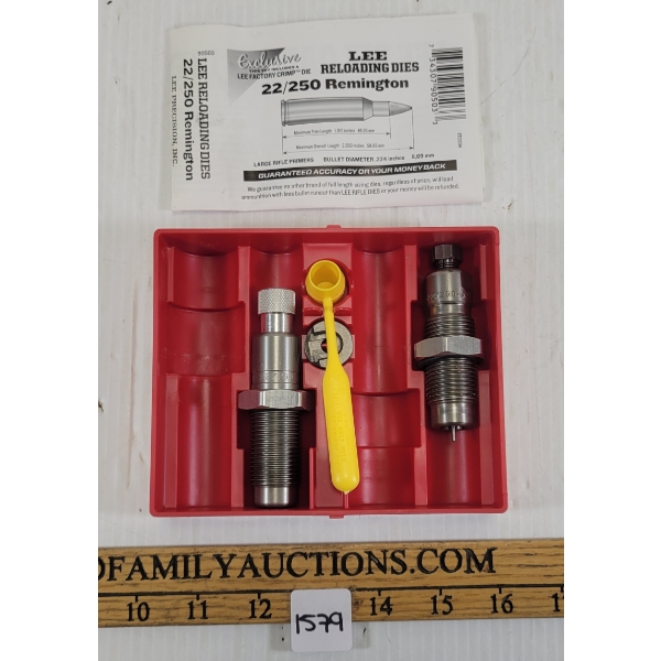 LEE .22/250 REMINGTON RELOADING DIES