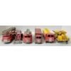 Image 2 : LOT OF 6 - DINKY TOYS DIECAST MODELS - SHELL CHEMICALS TRUCK, FIRE ENGINES, DUMP TRUCK, ETC