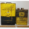 Image 1 : LOT OF 2 - JOHN DEERE SPECIAL-PURPOSE OIL & GEAR LUBRICANT CANS - 1 & 2 GAL