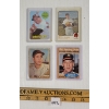 Image 1 : LOT OF 4 - BASEBALL TRADING CARDS - INCL TOPPS WARREN SPAHN