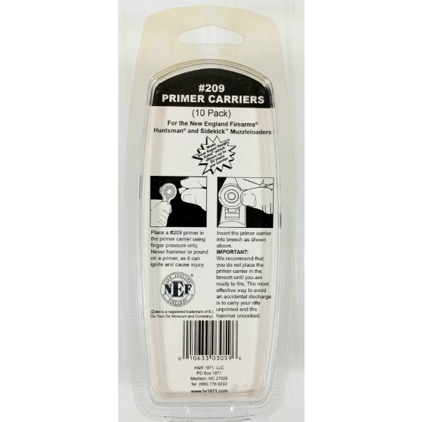 LOT OF 2 - NEF #209 PRIMER CARRIERS