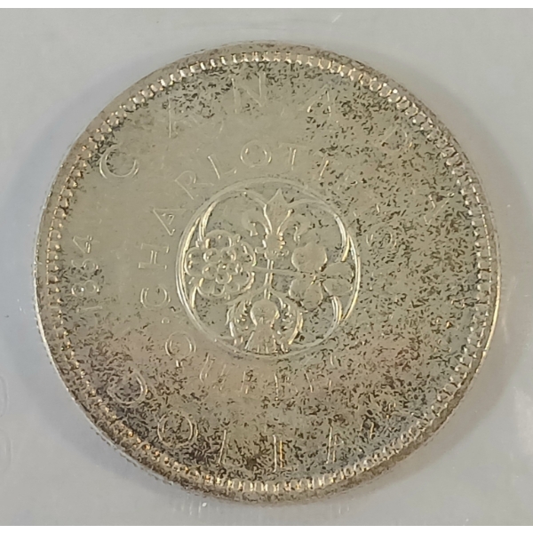 1964 CDN SILVER DOLLAR - CCCS GRADED