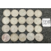 Image 2 : LOT OF 20 - 1939-1965 CDN 25 CENT COINS