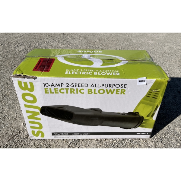 SUNJOE 10AMP 2 SPEED ELECTRIC BLOWER