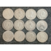 Image 2 : LOT OF 12 - 1941-1966 CDN 25 CENT COINS