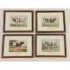 Image 1 : LOT OF 4 - EMRIK & BINGER FARM COWS - FRAMED LITHOGRAPH PRINTS