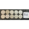 Image 1 : LOT OF 10 - 1945-1966 CDN 10 CENT COINS