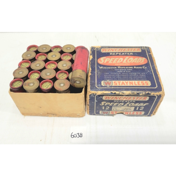 AMMO: 25X WINCHESTER 12 GA 2 3/4 IN NO 00 BUCK SHOT