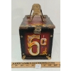 Image 5 : 5 CENT TRAVEL SHOE SHINE BOX W/ CONTENTS
