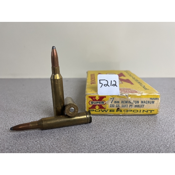 AMMO: 20X WINCHESTER 7 MM REM MAG 150 GR. SP