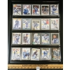 Image 1 : LOT OF 20 - MIXED TEAM AUTOGRAPHED HOCKEY CARDS W/ WALL DISPLAY
