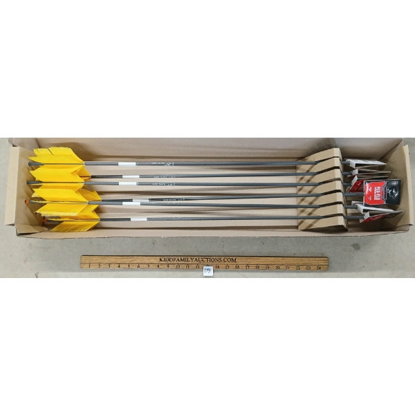 LOT OF 6 - CARBON EXPRESS FLU-FLU CARBON ARROWS