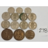 Image 1 : LOT OF 14 - 1905-1966 BRITISH 1 SHILLINGS, SIX PENCE, HALF & LARGE PENNIES
