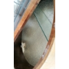 Image 9 : CIRCULAR CHINA CABINET - ART DECO - WALNUT 
