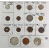 Image 2 : LOT OF 15 - WORLD COINS - INCL 1965 MEXICAN PESO, 1970 RUSSIAN COIN, ETC