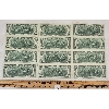 Image 2 : LOT OF 12 - 1976 U.S. STAMPED $2 BANKNOTES