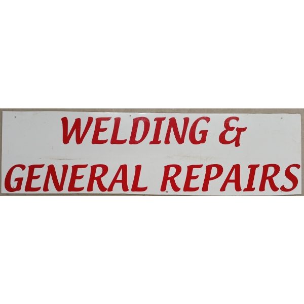 WELDING & GENERAL REPAIRS - PLEXI SIGN