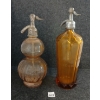 Image 1 : LOT OF 2 - VICTORIA 248 SODA & JACOBSON BEV. - ROSEALINE ORANGE & HONEY/AMBER ACID-ETCHED - SELTZER 