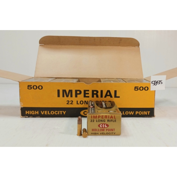 AMMO: APPROX 500X IMPERIAL .22 LR - HP