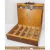Image 1 : WOODEN PORTABLE TOOL CHEST W/ CONTENTS