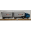 Image 2 : LOT OF 2 - TRANSCON TIN LITHO SEMI TRUCK & TRAILER
