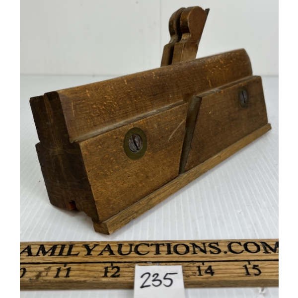 VICTORIAN PLANE W/ DOUBLE IRON SASH