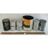 Image 4 : LOT OF 6 - CASTROL, QUAKER STATE, SHELL 1 LITRE MOTOR OIL CANS & WARREN DUAL DUTY 1 GAL CAN