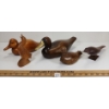 Image 1 : LOT OF 5 - DECORATIVE WOODEN BIRDS & DUCKS