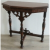 Image 1 : CONSOLE TABLE - JACOBEAN STYLE - MAHOGANY - C. VICTORIAN ERA