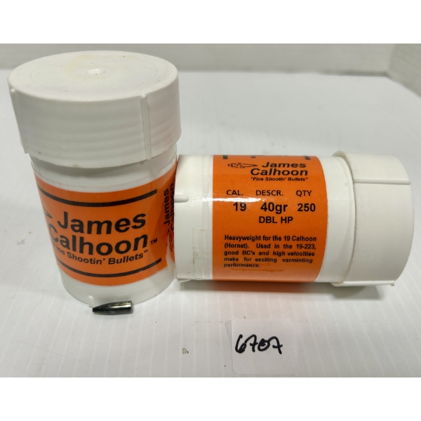 BULLETS: 500X CALHOON .19 CAL 40 GR HP