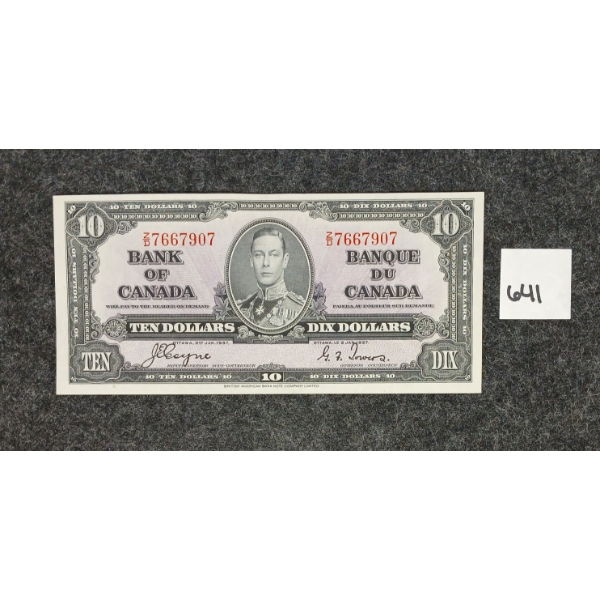 1937 CDN $10 BANKNOTE