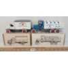 Image 2 : LOT OF 2 - ERTL 1925 KENWORTH STAKE TRUCK & 1926 MACK DELIVERY TRUCK DIECAST COIN BANKS