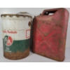 Image 1 : LOT OF 2 - B/A & UNKNOWN OIL CANS - 5 GAL