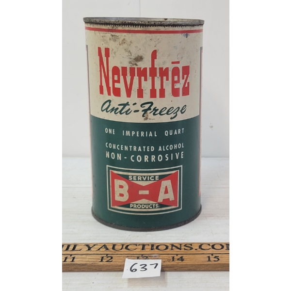 B-A NEVRFREZ ANTI-FREEZE QT CAN