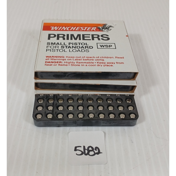 PRIMERS: 300X WINCHESTER NO. WSP SMALL PISTOL PRIMERS