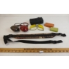 Image 2 : JOB LOT - AMMO & MAG POUCHES, SAFETY GLASSES, SLING, ETC