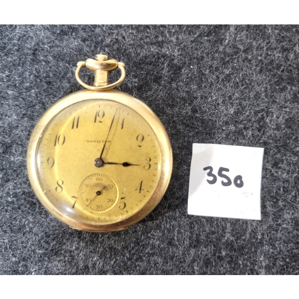 HAMILTON 17J POCKET WATCH - 914 GRADE - MODEL 1 - CIRCA 1920